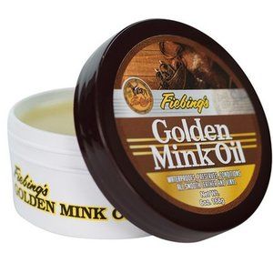 Fiebings Golden Mink Oil PASTE 4 oz for Waterproof Leather Shoe Boot Tack Suede